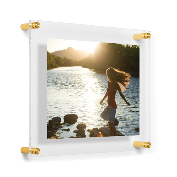 DOUBLE PANE FLOATING WALL FRAME - FOR 8x10 OR 9x12 ART