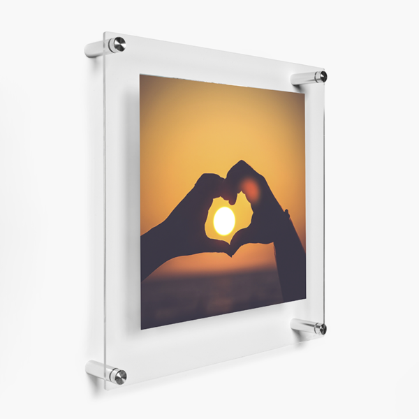 DOUBLE PANE FLOATING WALL FRAME - FOR 12x12 ART