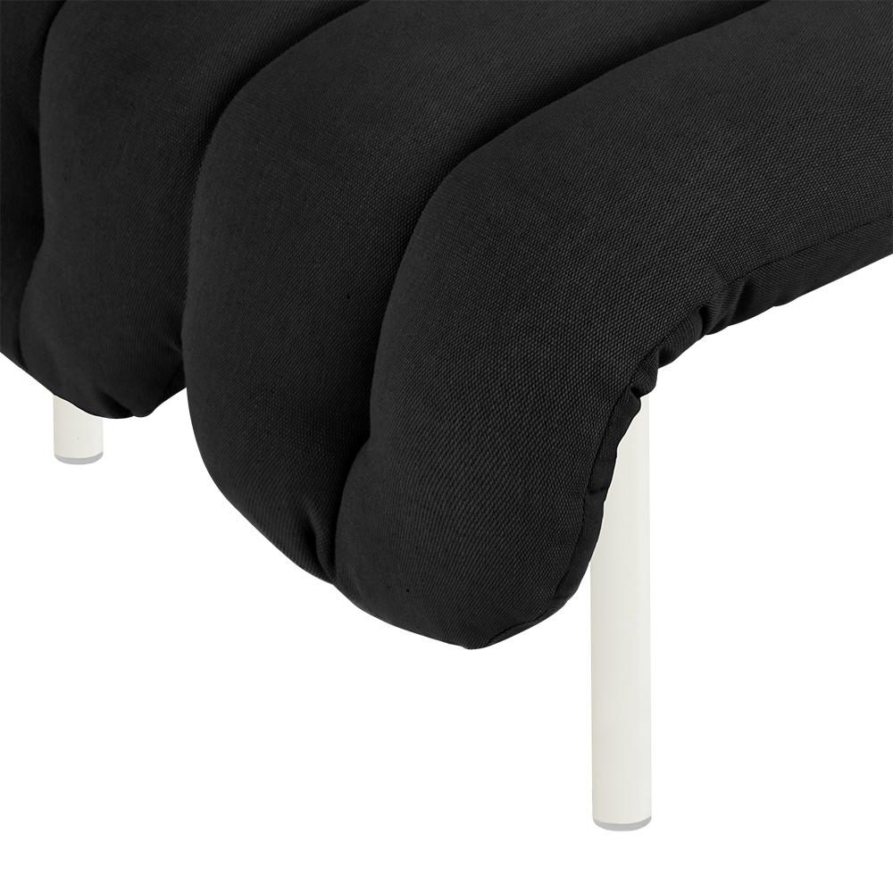 Puffy Lounge Chair, Anthracite / Black Grey — Hem