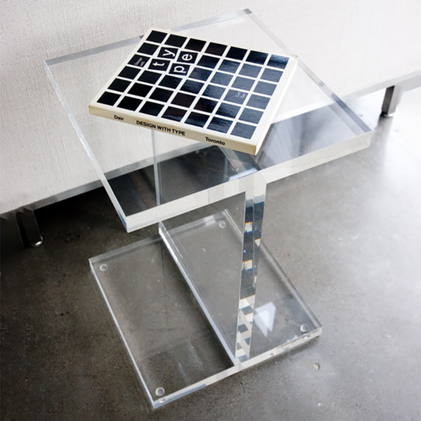 ACRYLIC I-BEAM TABLE