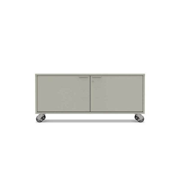 ACTIVE DUTY STORAGE CREDENZA 60" CLOSED BACK W CASTERS