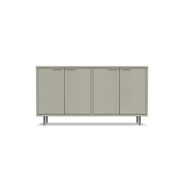 ACTIVE DUTY STORAGE CREDENZA TALL 60" CLOSED BACK W LEGS