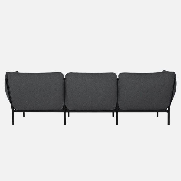 KUMO 3 SEATER SOFA W/ ARM RESTS