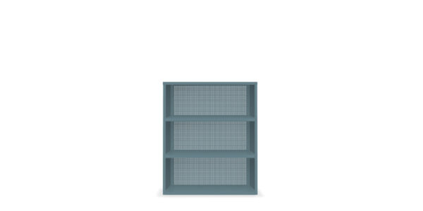 ACTIVE DUTY 3H BOOKCASES PERFORATED BACK W LEVELERS