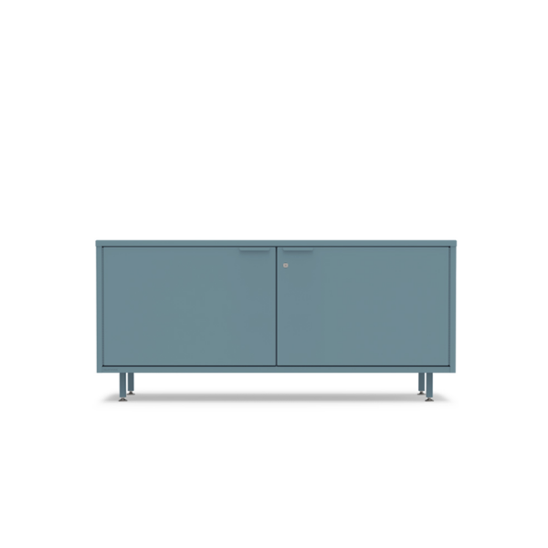 ACTIVE DUTY STORAGE CREDENZA 60" CLOSED BACK W CASTERS