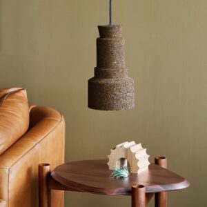 Buoy Small Pendant Light - Cork Carbonized